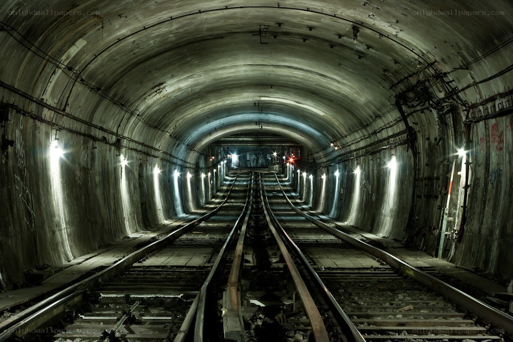 abandoned subway tunnel