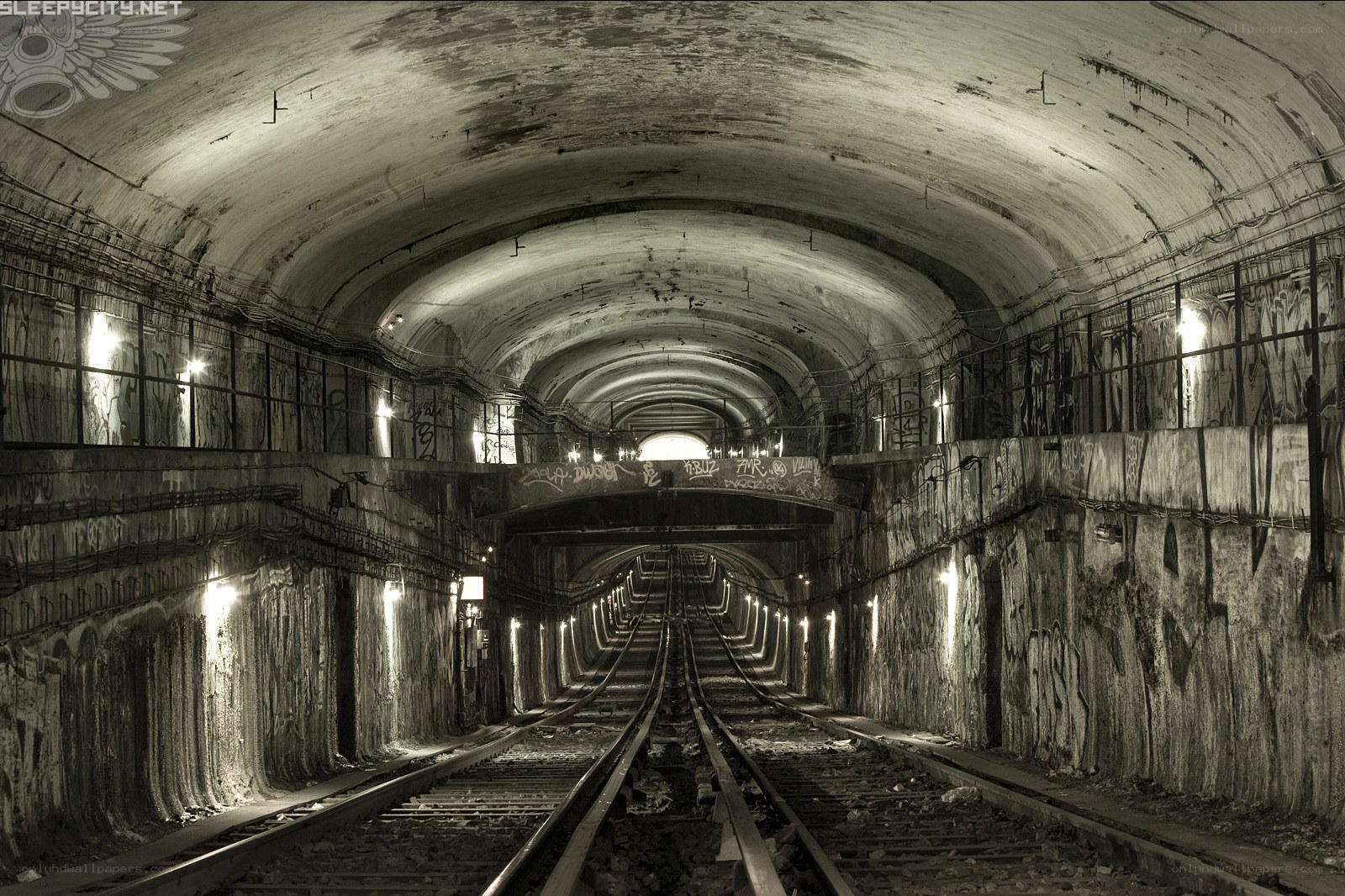 Abandoned subway tunnel