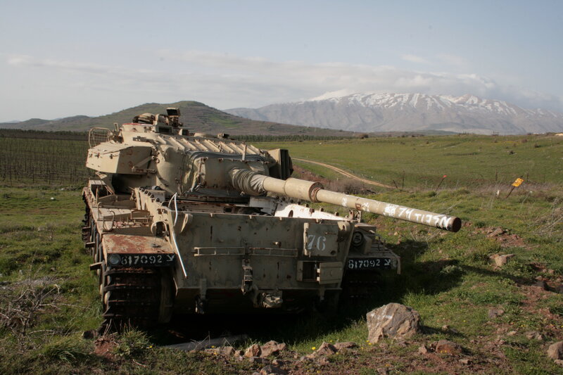 Abandoned Tank in Field