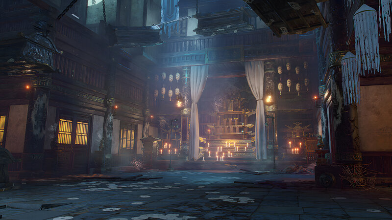 Abandoned Temple Hall