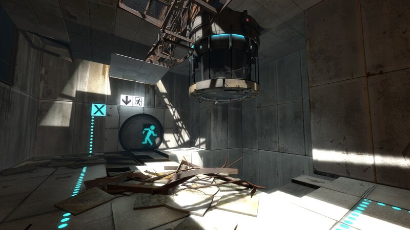 abandoned test chamber