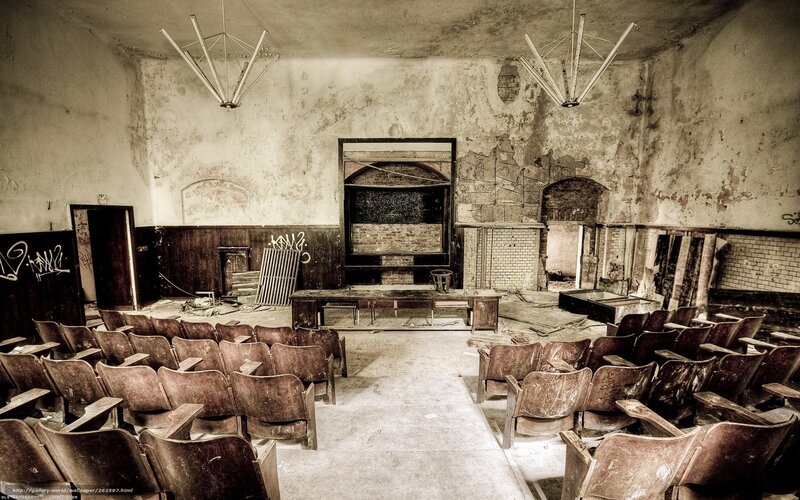 Abandoned Theater Room
