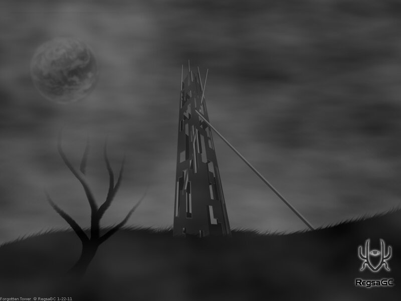 Abandoned Tower on Hill