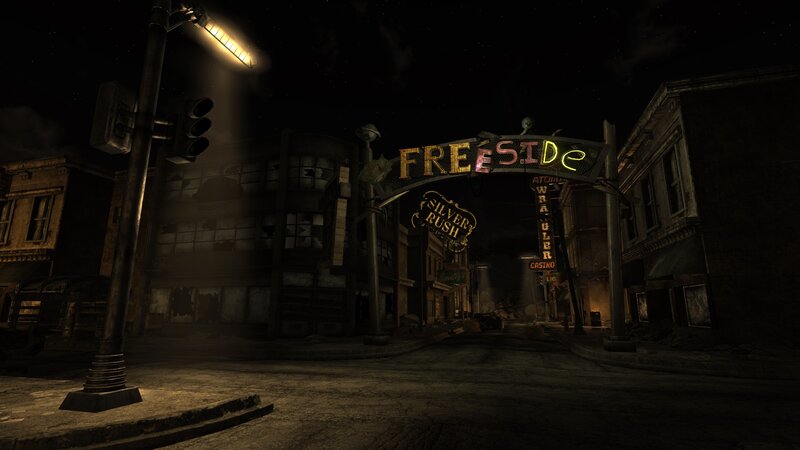 Abandoned Town Street — Black