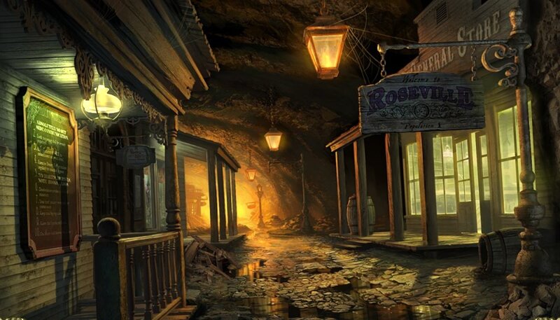 Abandoned Town Street — Brown