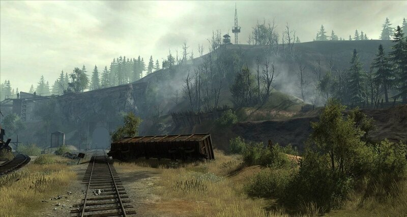 Abandoned Train Car — Green, Desolate