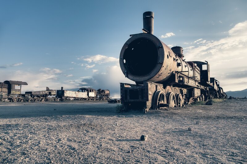 Abandoned Train Graveyard