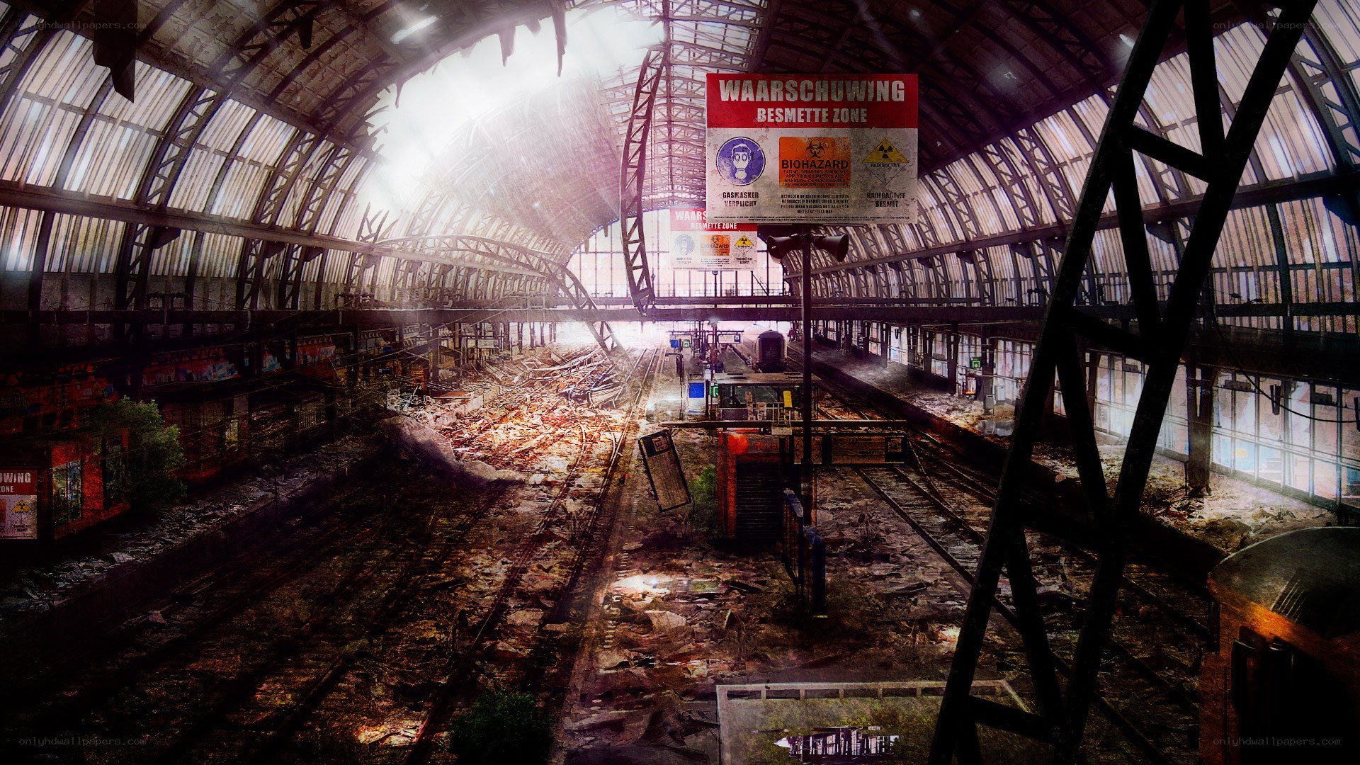 Abandoned train station