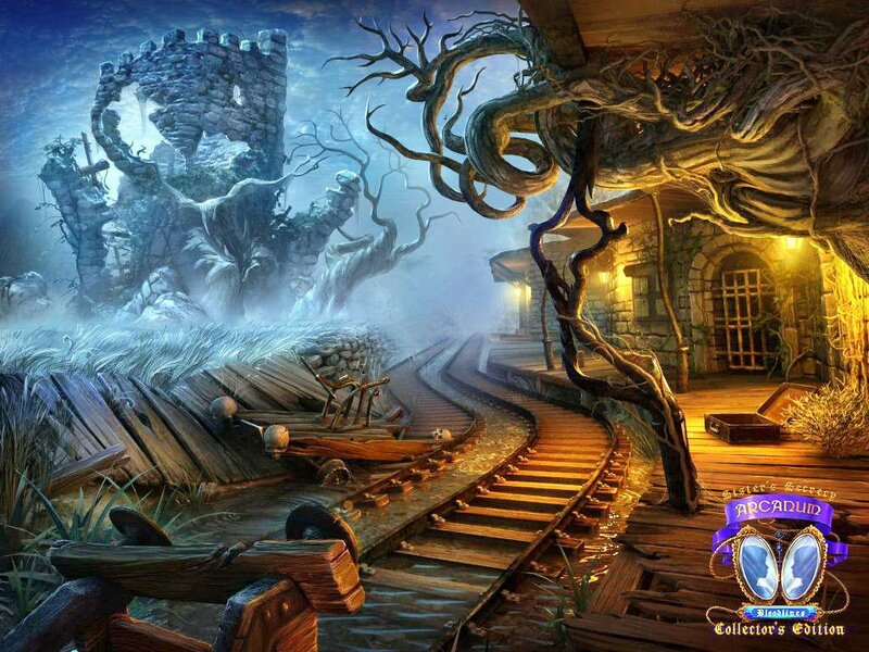 Abandoned Train Station — Blue