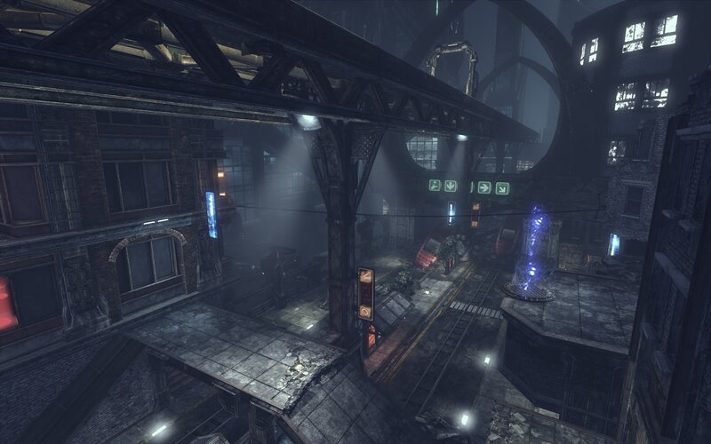 Abandoned Train Station — Gray, Dark, Atmospheric