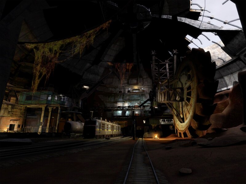 Abandoned Train Station — Gray, Dark, Desolate