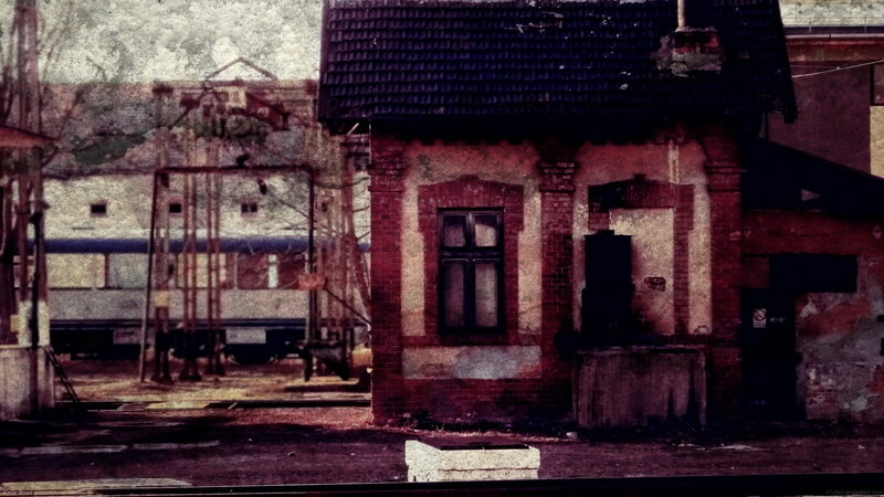 Abandoned Train Station — Red