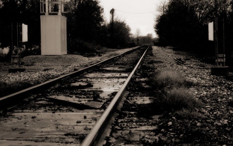 abandoned train tracks