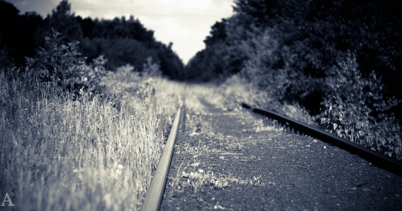 abandoned train tracks