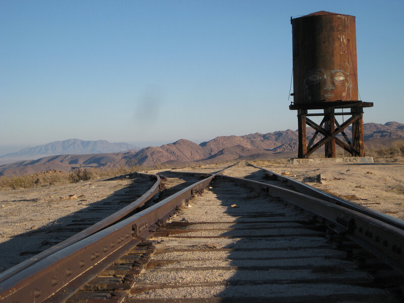 Abandoned Train Tracks — Brown, Desolate