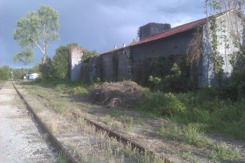 Abandoned Train Tracks — Green, Dramatic