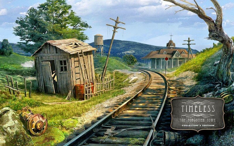Abandoned Train Tracks — Green