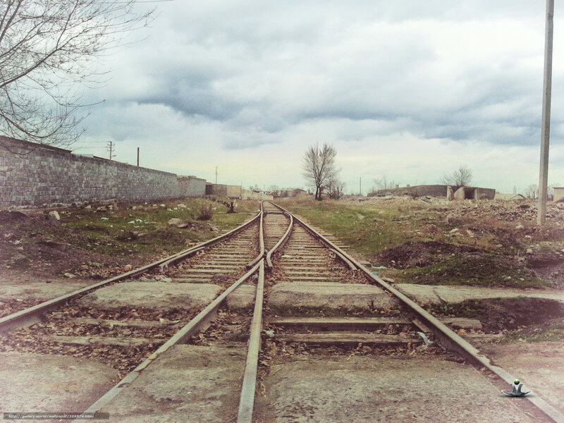 Abandoned train tracks