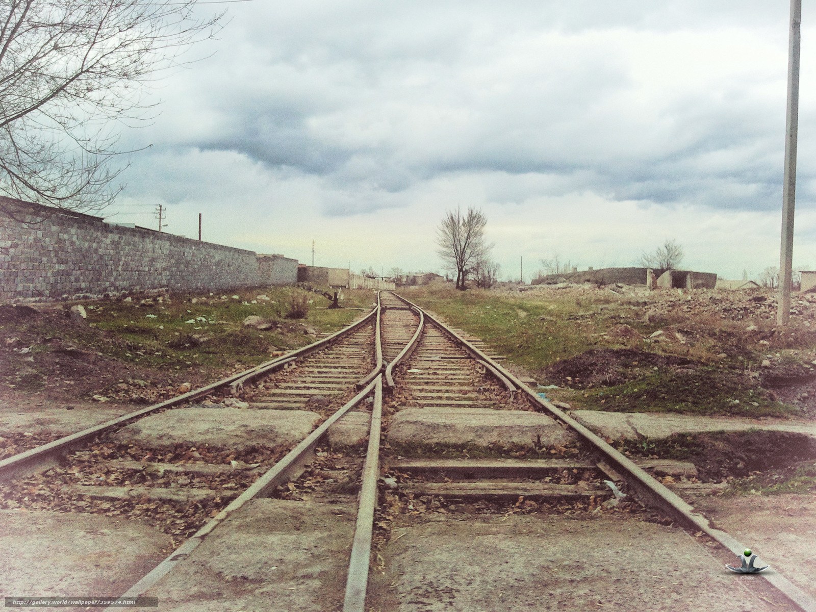 Abandoned train tracks