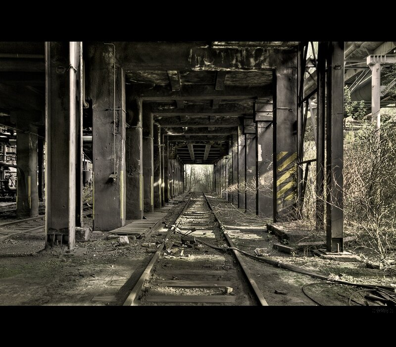 abandoned train tunnel
