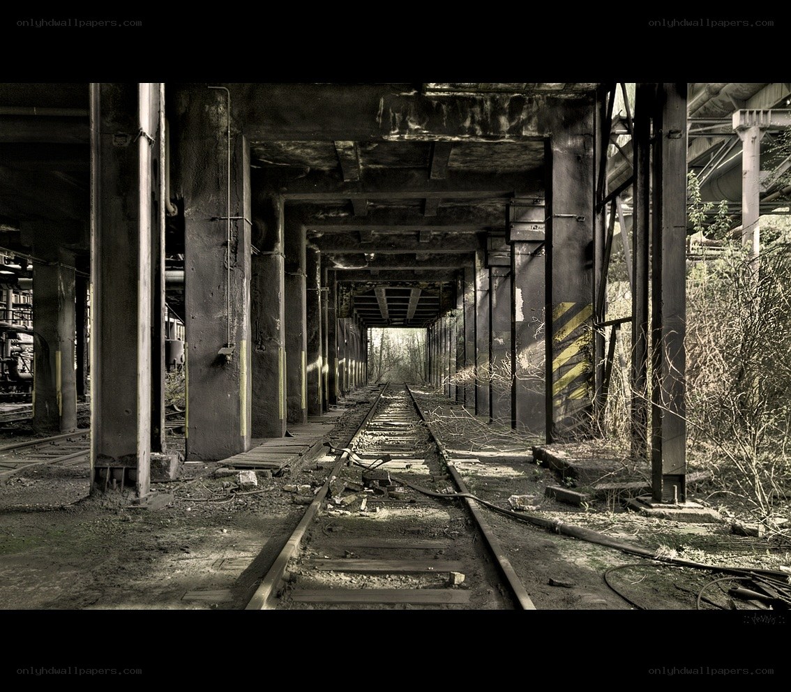 abandoned train tunnel