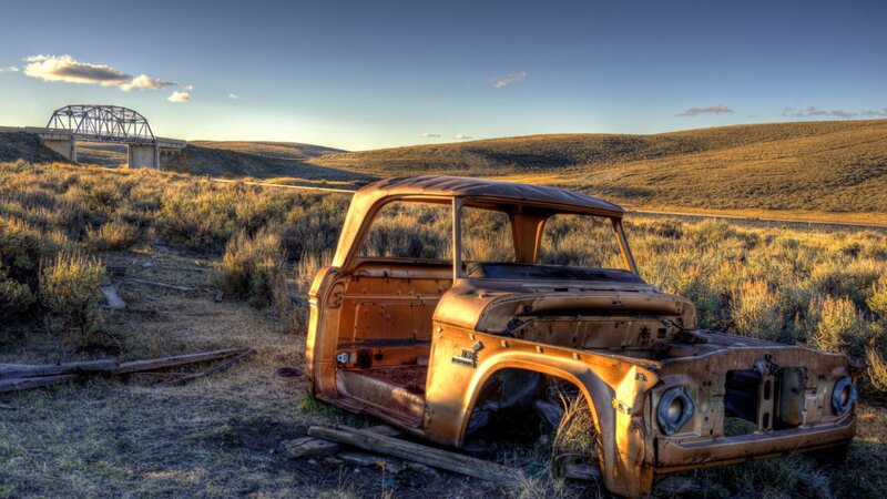 Abandoned Truck Frame