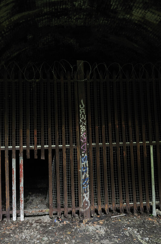 abandoned tunnel entrance