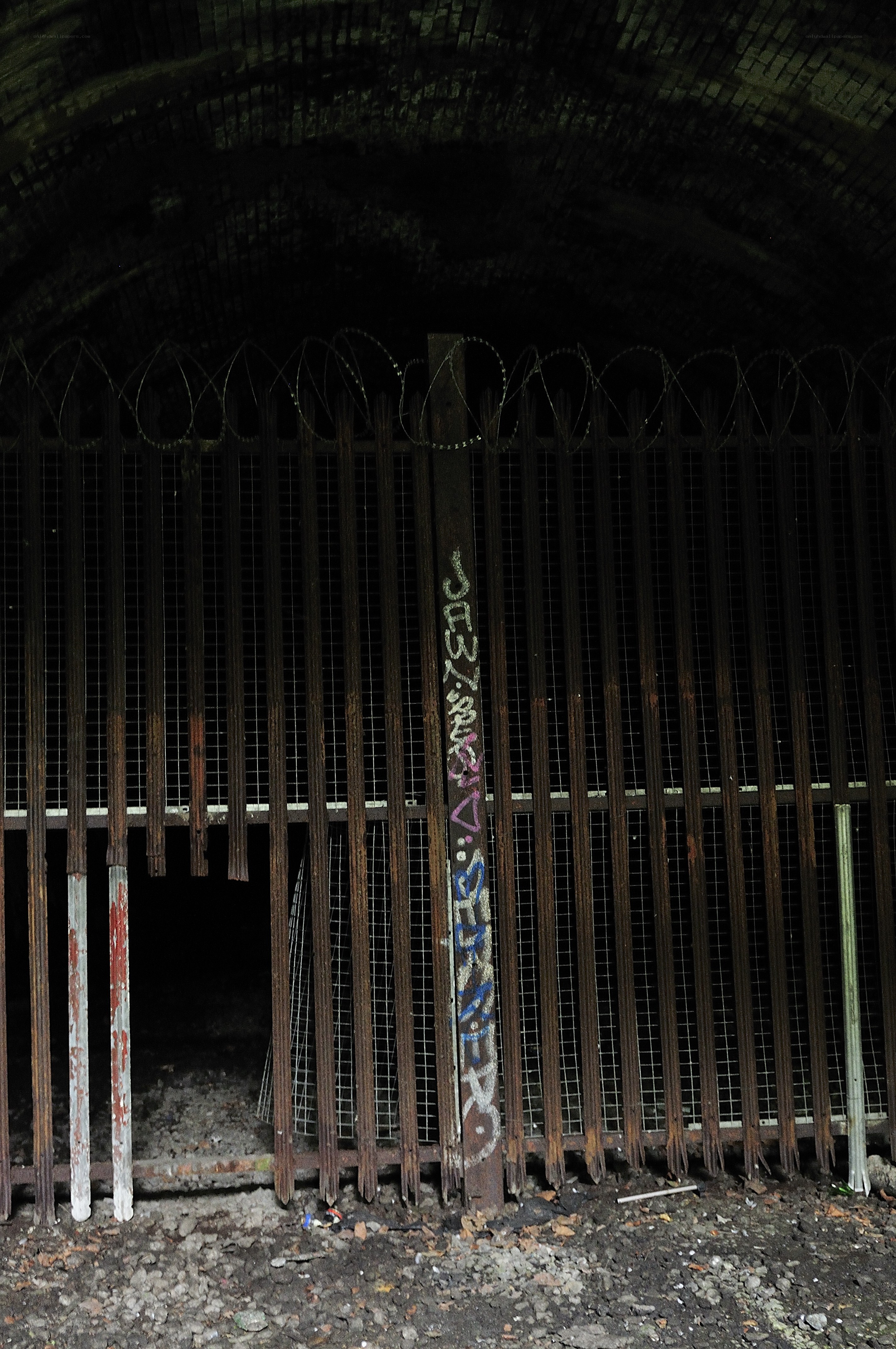 abandoned tunnel entrance