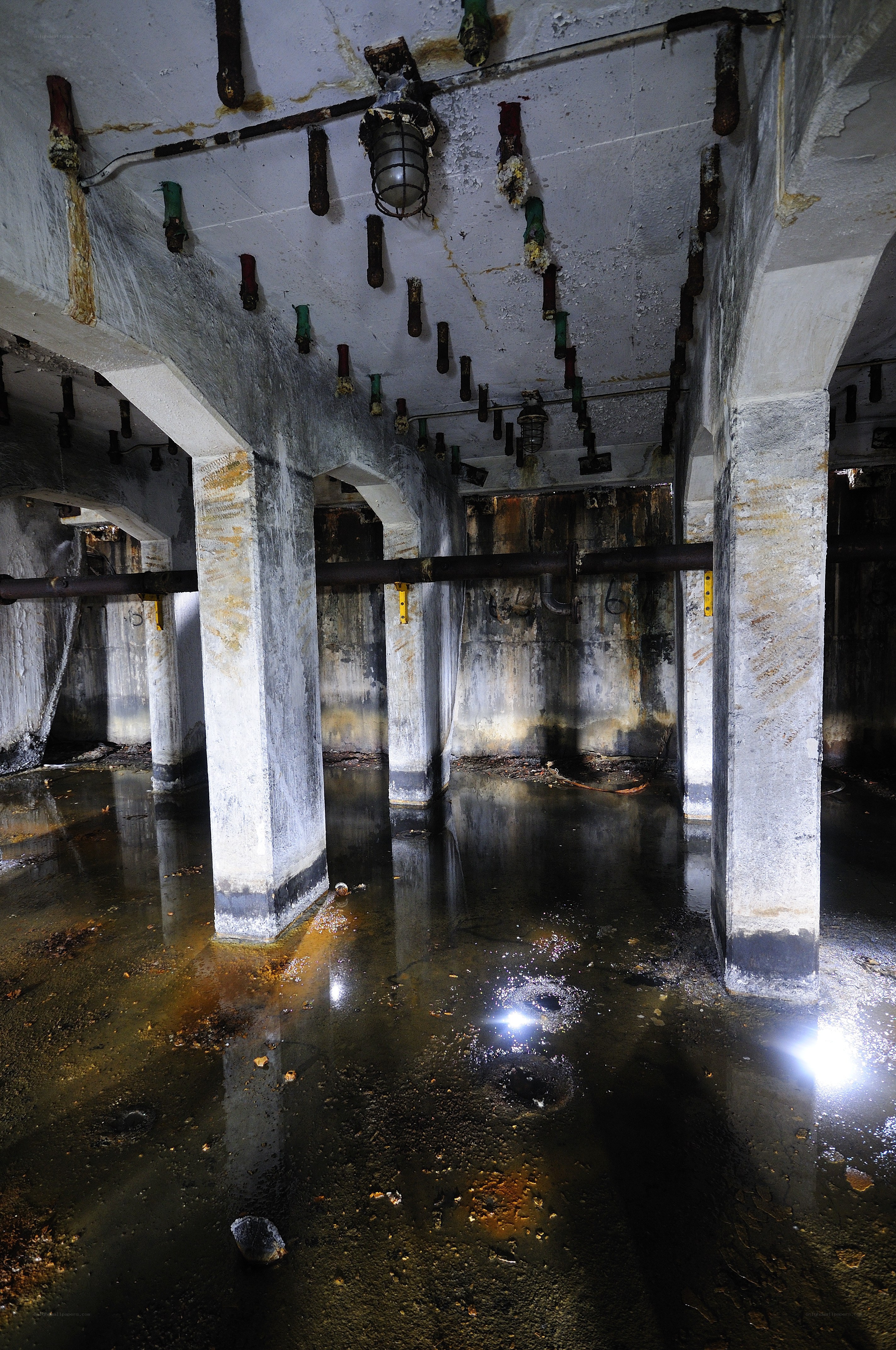 abandoned underground bunker