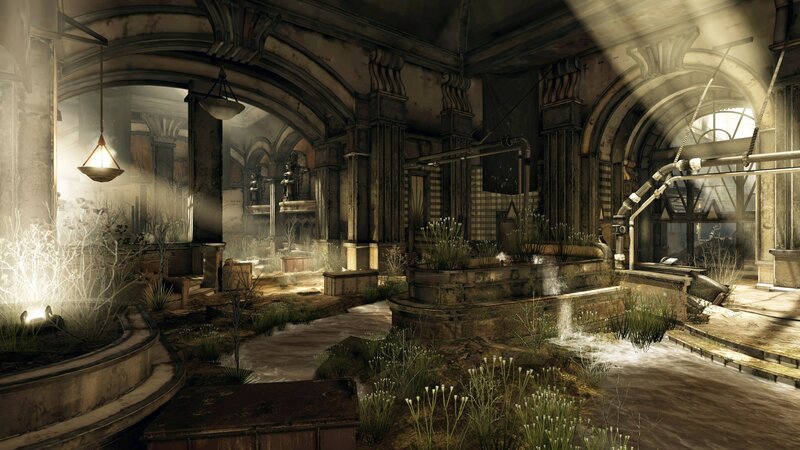 abandoned underground conservatory