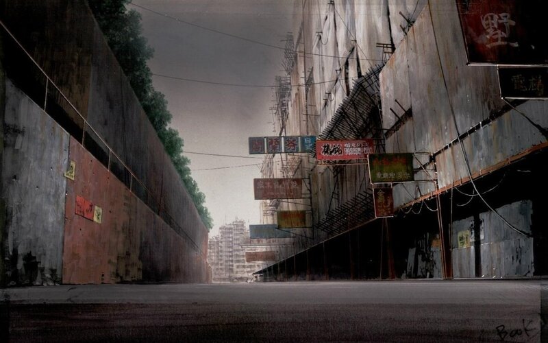 Abandoned Urban Alley — Gray