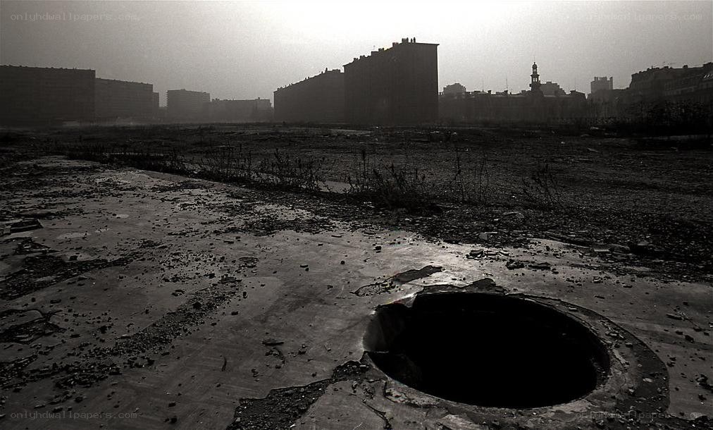 Abandoned urban landscape