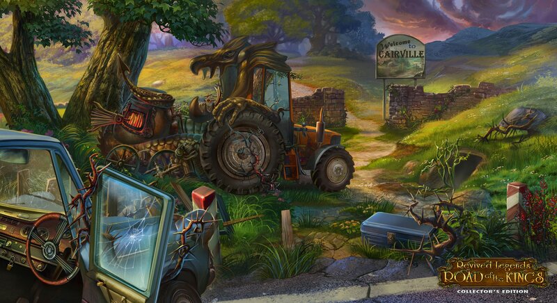 Abandoned Vehicles in Field