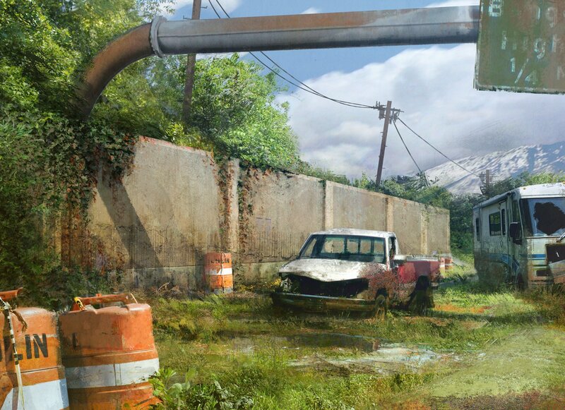 Abandoned Vehicles in Overgrowth