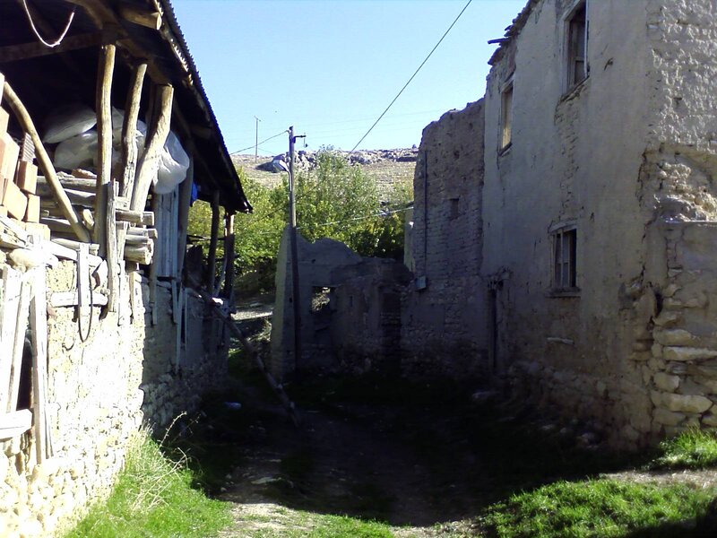 Abandoned village alley