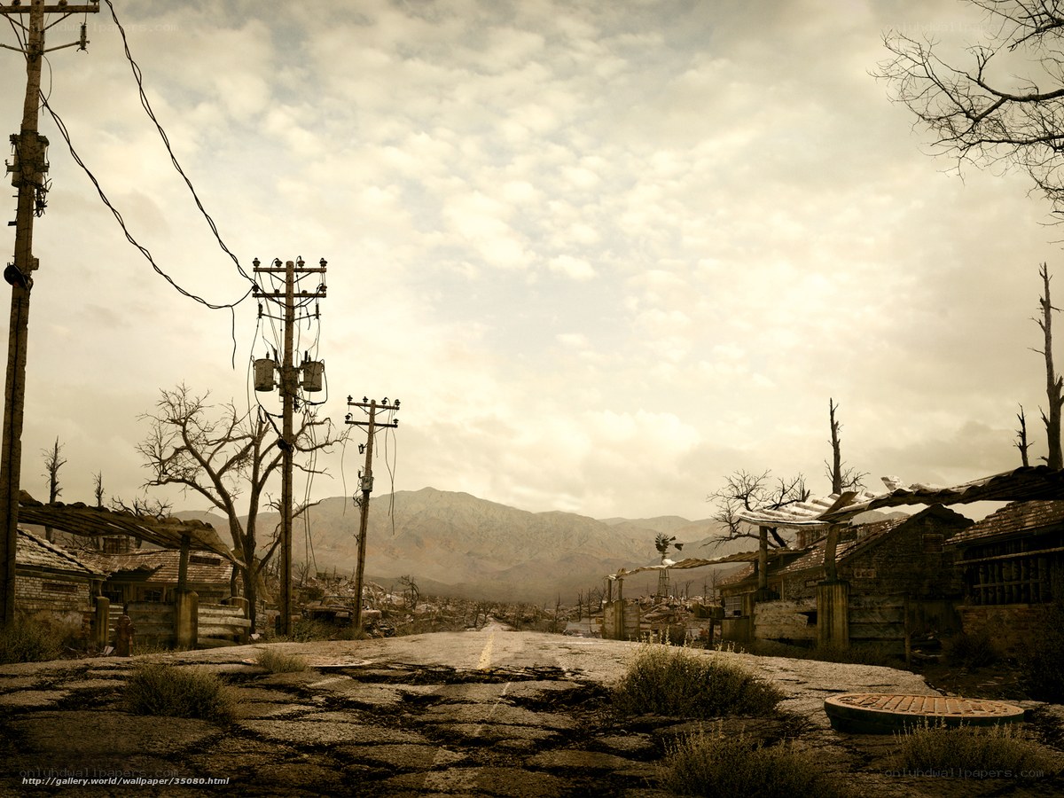 abandoned village landscape