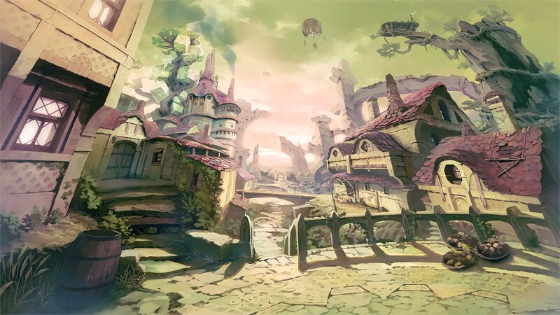 Abandoned Village Ruins