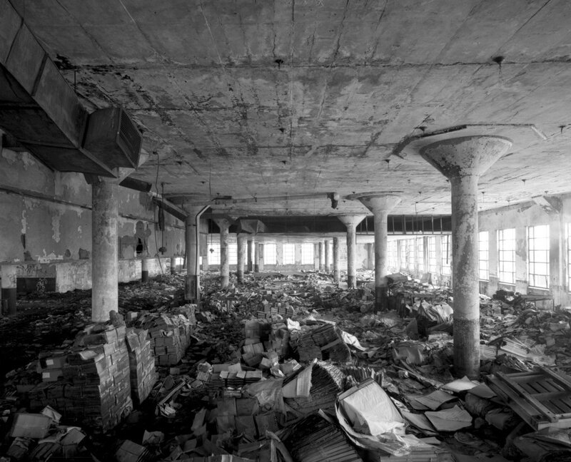Abandoned warehouse interior