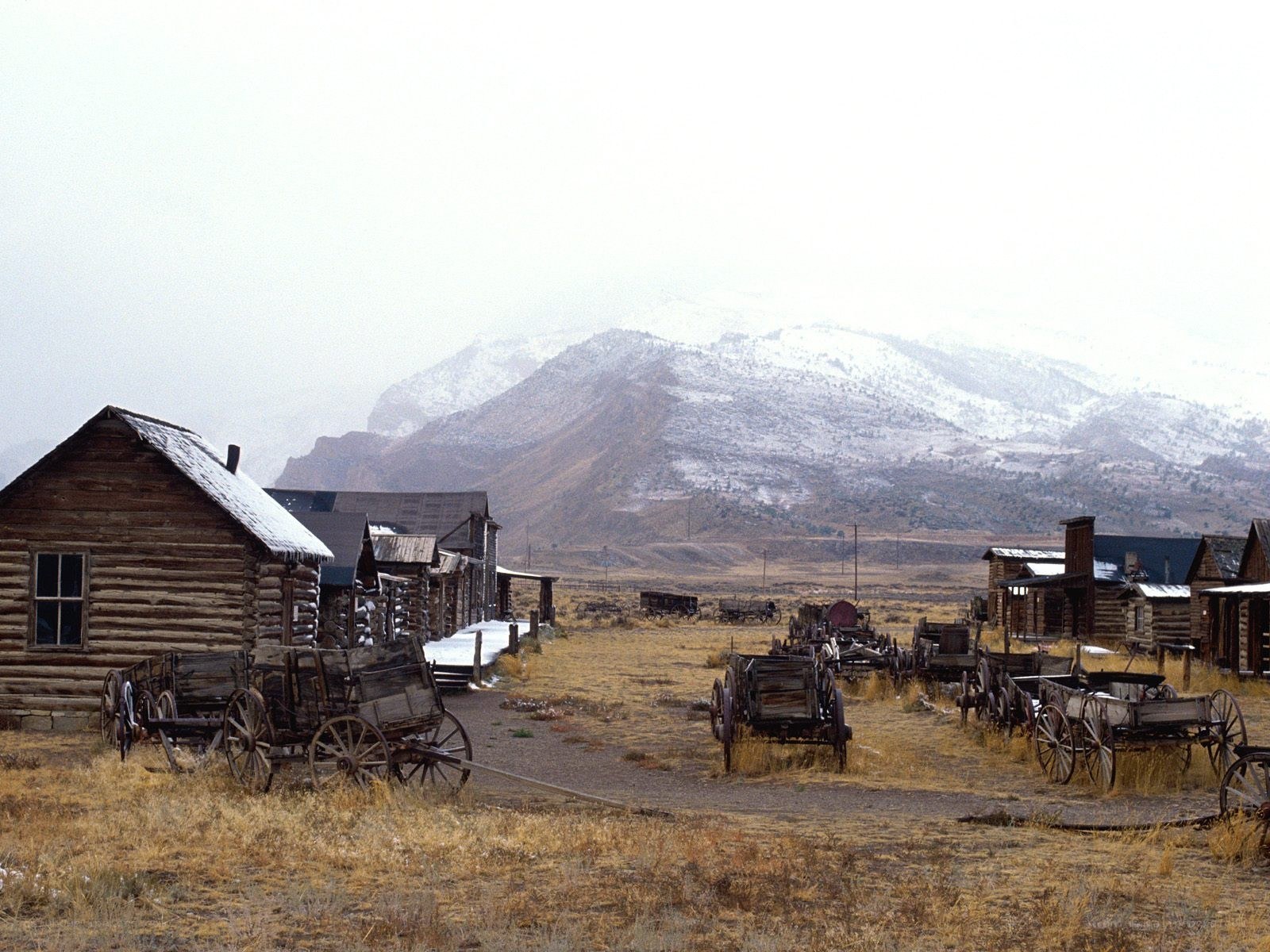 abandoned western town