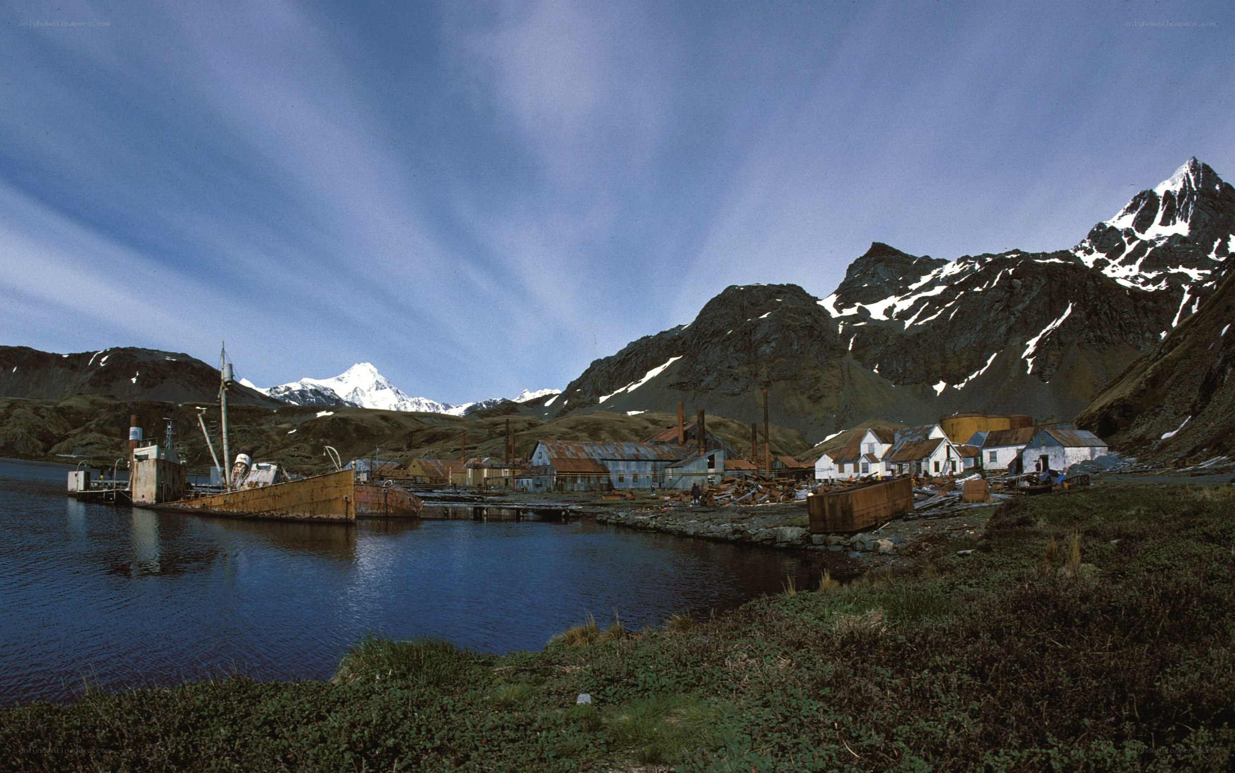 abandoned whaling station in antarctica