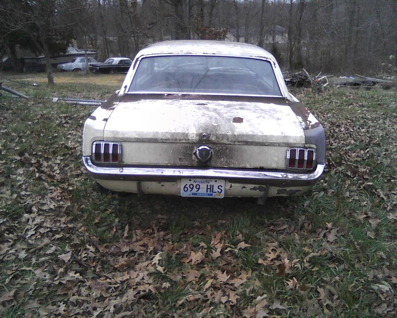 Abandoned White Car