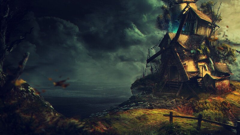 Abandoned Windmill House