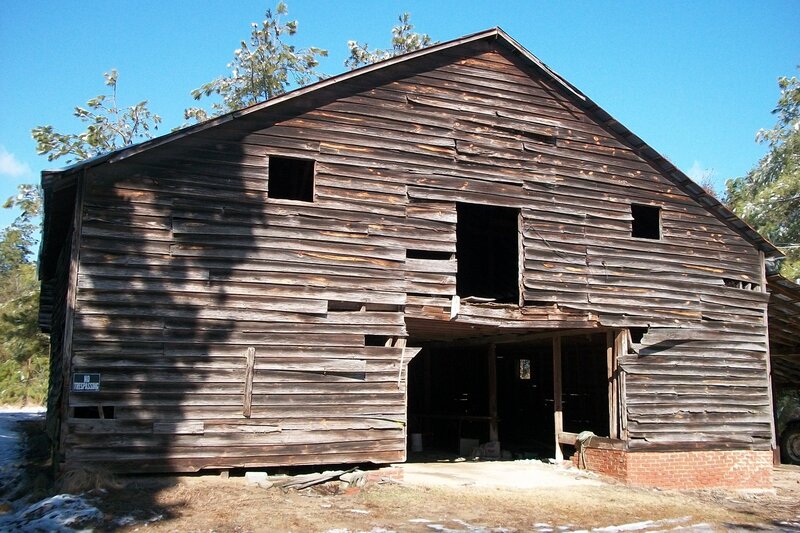 Abandoned Wooden Barn