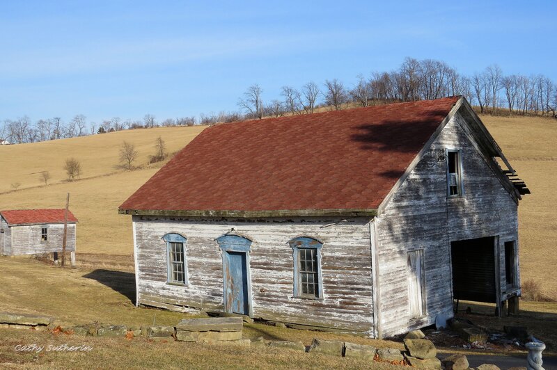 Abandoned Wooden Building — Brown, Serene