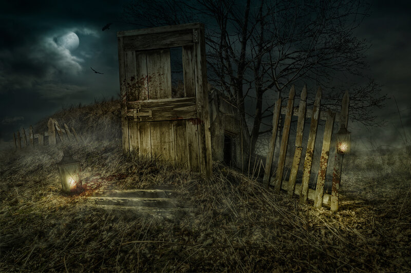 Abandoned Wooden Door