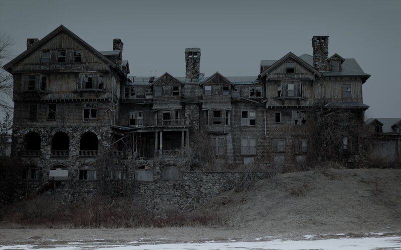 Abandoned Wooden House — Gray