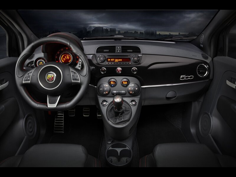 Abarth 500 interior dashboard