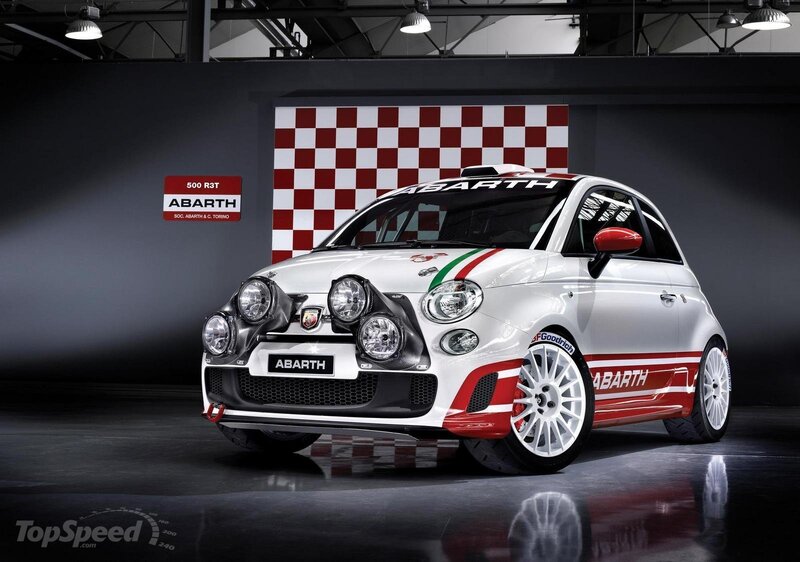 Abarth 500 R3T rally car