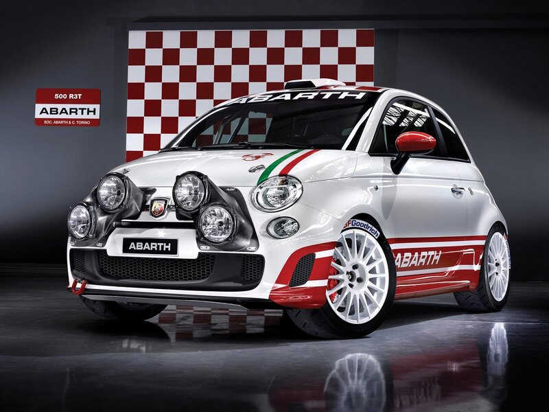 Abarth 500 R3T rally car