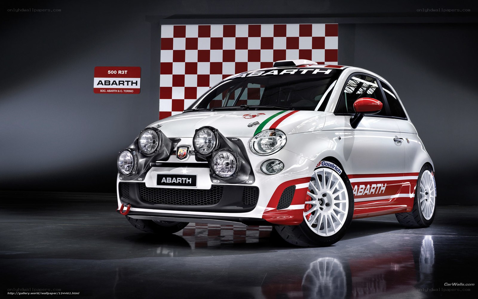 Abarth 500 R3T rally car